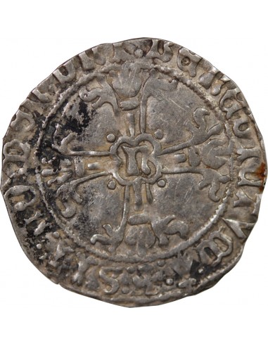 DUCHÉ DE BRETAGNE, FRANCOIS II - GROS A L'ÉCU, 1458 / 1488 NANTES