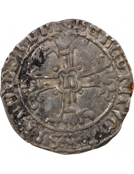 DUCHÉ DE BRETAGNE, FRANCOIS II - GROS A L'ÉCU, 1458 / 1488 NANTES