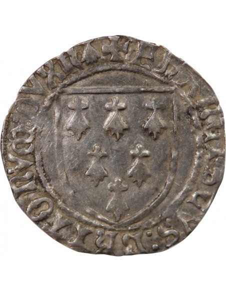 DUCHÉ DE BRETAGNE, FRANCOIS II - GROS A L'ÉCU, 1458 / 1488 NANTES