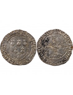 DUCHÉ DE BRETAGNE, FRANCOIS II - GROS A L'ÉCU, 1458 / 1488 NANTES 2