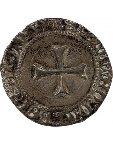 DUCHÉ DE BRETAGNE, FRANCOIS I et II - BLANC A LA TARGE 1442 / 1488 RENNES