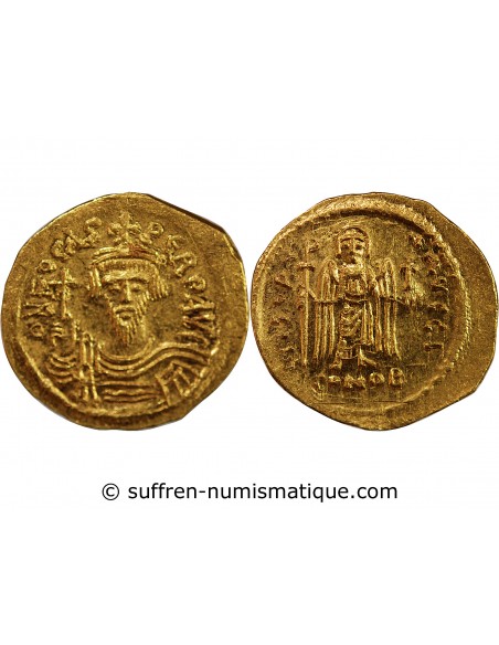 PHOCAS - SOLIDUS OR 603 / 607 - CONSTANTINOPLE, 10ème officine