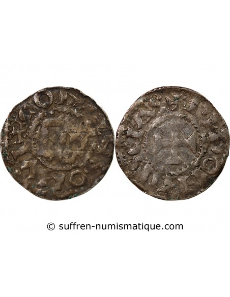 DUCHÉ DE BRETAGNE, CONAN II - DENIER - 1048/1066, RENNES