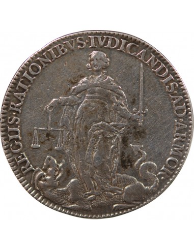 CHAMBRE DES COMPTES DE BRETAGNE – JETON ARGENT 1645 NANTES