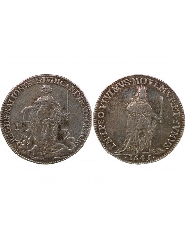 CHAMBRE DES COMPTES DE BRETAGNE – JETON ARGENT 1645 NANTES