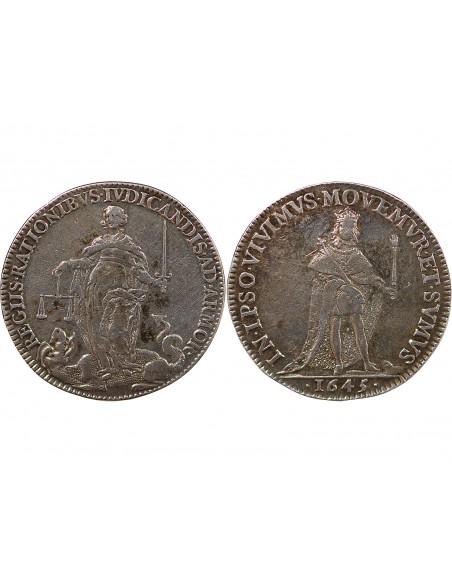 CHAMBRE DES COMPTES DE BRETAGNE – JETON ARGENT 1645 NANTES