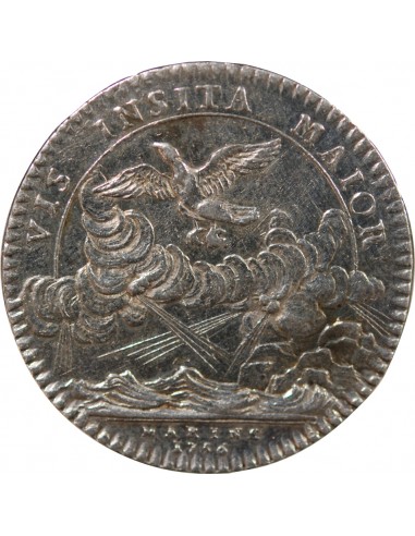 GALERES ROYALES, LOUIS XV - OPPOSITION FRANCO-ANGLAISE - JETON ARGENT 1756