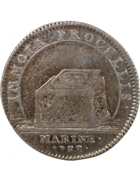 GALERES ROYALES, LOUIS ALEXANDRE DE BOURBON, COMPTE DE TOULOUSE - JETON ARGENT 1737