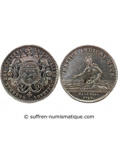 GALERES ROYALES, JEAN PHILIPPE D'ORLEANS - JETON ARGENT 1729