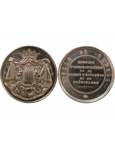 CAISSE D'EPARGNE DE RENNES - JETON ARGENT poinçon Corne (après 1879)