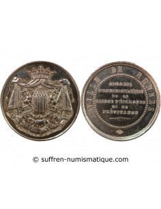 CAISSE D'EPARGNE DE RENNES - JETON ARGENT poinçon Corne (après 1879)