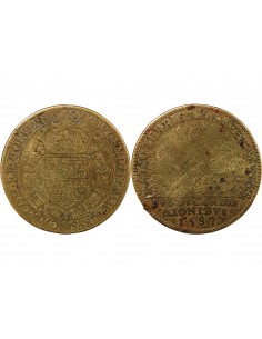 CHAMBRE DES COMPTES DE BRETAGNE – JETON LAITON 1587 NANTES 2