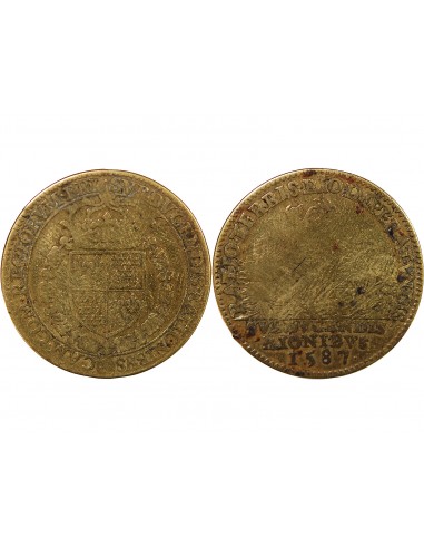 CHAMBRE DES COMPTES DE BRETAGNE – JETON LAITON 1587 NANTES