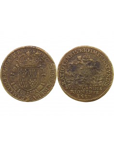 CHAMBRE DES COMPTES DE BRETAGNE – JETON LAITON 1587 NANTES 2