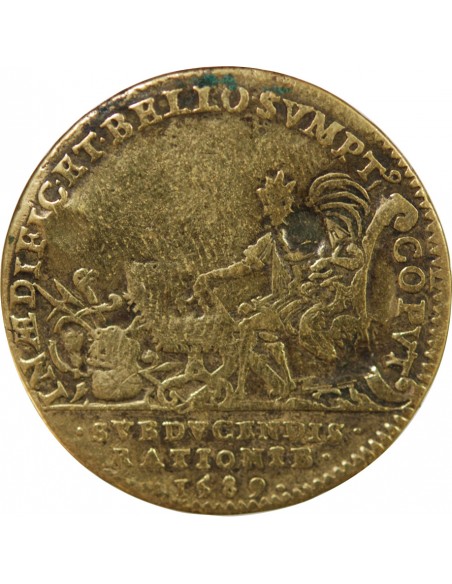 CHAMBRE DES COMPTES DE BRETAGNE – JETON LAITON 1589 NANTES