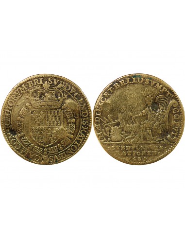 CHAMBRE DES COMPTES DE BRETAGNE – JETON LAITON 1589 NANTES