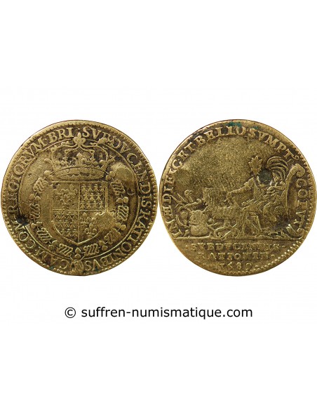 CHAMBRE DES COMPTES DE BRETAGNE – JETON LAITON 1589 NANTES