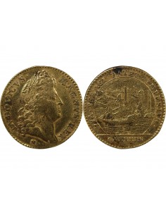 GALERES ROYALES, LOUIS XIV - JETON LAITON - n.d. (1691) 2