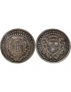 MAIRE DE NANTES, FRANCOIS DE LA HAYE MORICAUD – JETON ARGENT 1738 2