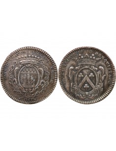 MAIRE DE NANTES, RENÉ DARQUISTADE – JETON ARGENT 1735 2
