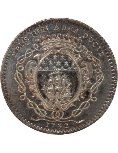 MAIRE DE NANTES, JEAN-FRANCOIS VEDIER – JETON ARGENT 1732