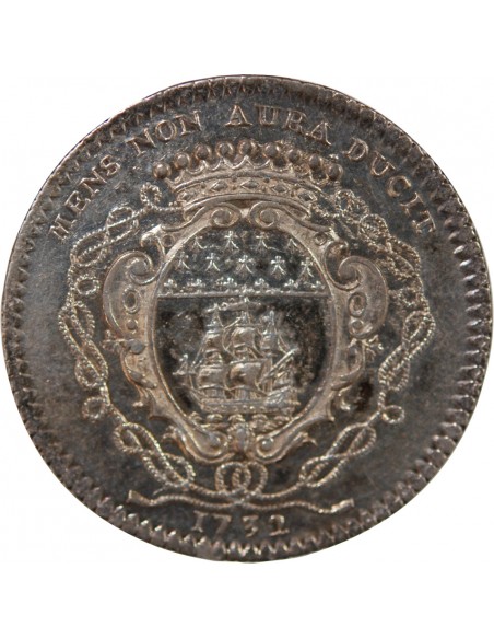 MAIRE DE NANTES, JEAN-FRANCOIS VEDIER – JETON ARGENT 1732