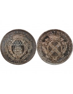 MAIRE DE NANTES, JEAN-FRANCOIS VEDIER – JETON ARGENT 1732 2