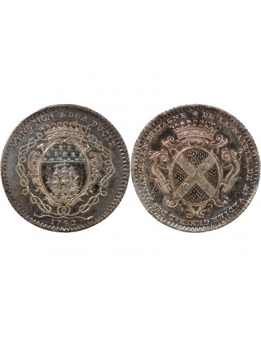 MAIRE DE NANTES, JEAN-FRANCOIS VEDIER – JETON ARGENT 1732