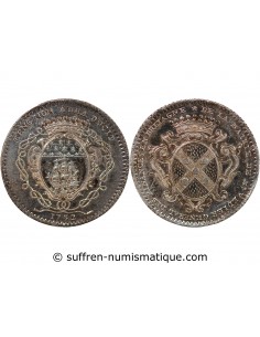 MAIRE DE NANTES, JEAN-FRANCOIS VEDIER – JETON ARGENT 1732