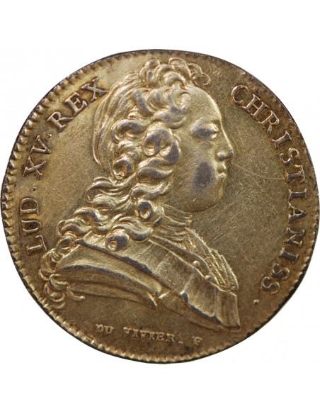 ETATS DE BRETAGNE, LOUIS XV – JETON ARGENT 1726 SAINT BRIEUC Daniel 80