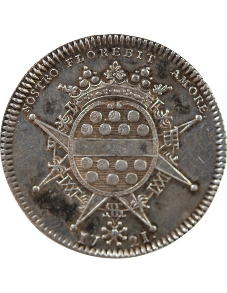 MAIRE DE NANTES, GERARD MELLIER – JETON ARGENT 1721