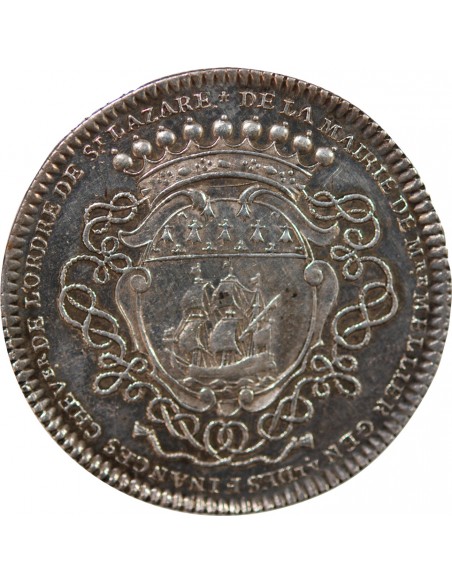 MAIRE DE NANTES, GERARD MELLIER – JETON ARGENT 1721