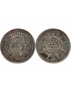 MAIRE DE NANTES, GERARD MELLIER – JETON ARGENT 1721 2