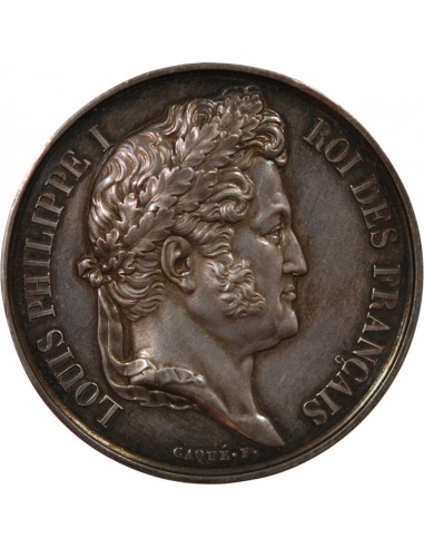 CHAMBRE DES DÉPUTÉS, LOUIS-PHILIPPE - MÉDAILLE ARGENT 1847