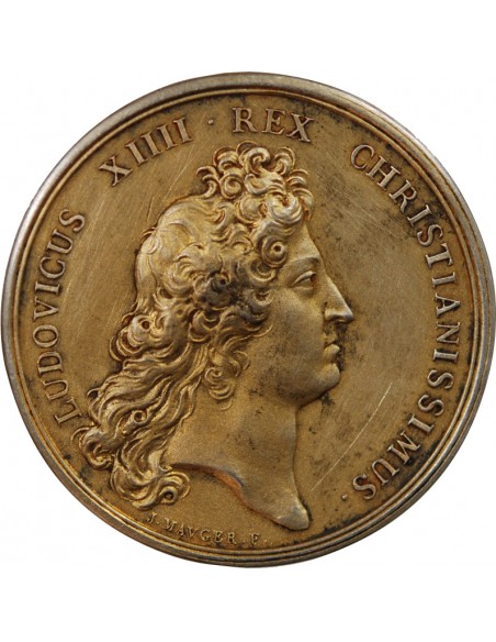 REFRAPPE LOUIS XIV - MÉDAILLE ARGENT DORE - GRANDE SEMAINE MARITIME DE NANTES, AOUT 1908
