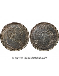 ETATS DE BRETAGNE, LOUIS XVI – JETON ARGENT 1788 RENNES Daniel 140
