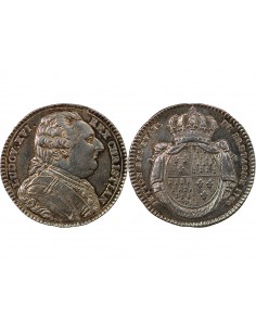 ETATS DE BRETAGNE, LOUIS XVI – JETON ARGENT 1788 RENNES Daniel 139 2
