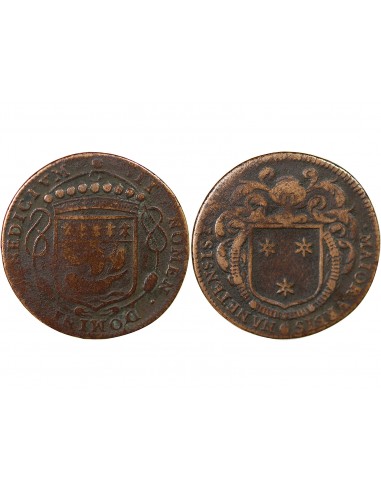 MAIRE DE NANTES - JACQUES HUTEAU, SIEUR DES BURONS - JETON CUIVRE 1659
