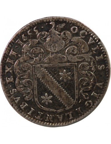 MAIRE DE NANTES - JEAN FOURNIER, SIEUR DE LA PISONNIERE - JETON ARGENT 1655