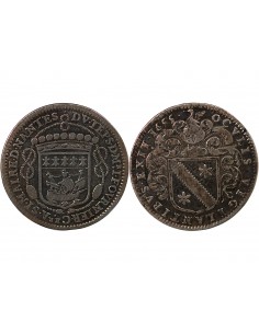 MAIRE DE NANTES - JEAN FOURNIER, SIEUR DE LA PISONNIERE - JETON ARGENT 1655 2