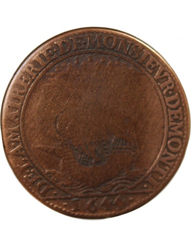 MAIRE DE NANTES - YVES DE MONTI, SIEUR DE LA CHALONNIERE - JETON CUIVRE 1644