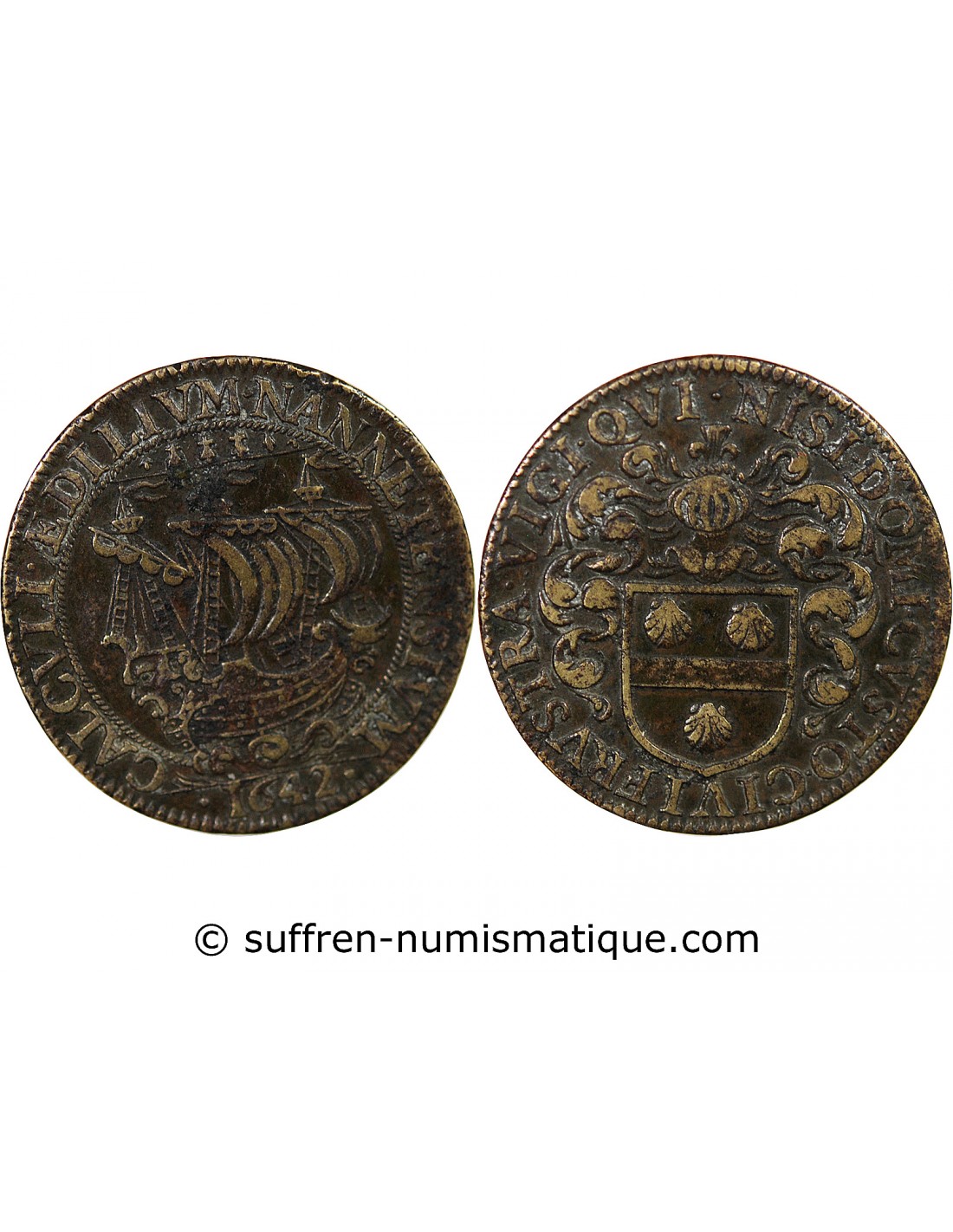 MAIRE DE NANTES CHRISTOPHE JUCHAULT, SIEUR DU BLOTTEREAU JETON