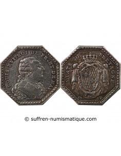 ETATS DE BRETAGNE, LOUIS XVI – JETON ARGENT 1787 RENNES Daniel 138