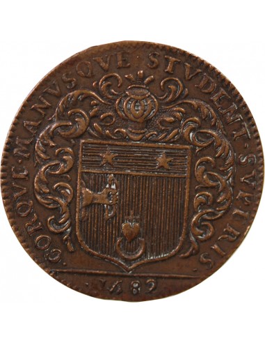 MAIRE DE NANTES - LOUIS MESNARD, SIEUR DU PAVILLON - JETON CUIVRE 1682