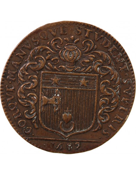 MAIRE DE NANTES - LOUIS MESNARD, SIEUR DU PAVILLON - JETON CUIVRE 1682