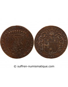 MAIRE DE NANTES - LOUIS MESNARD, SIEUR DU PAVILLON - JETON CUIVRE 1682