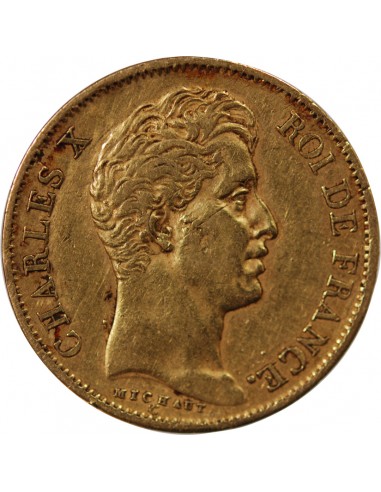 CHARLES X﻿ - 40 FRANCS OR 1828 A PARIS﻿