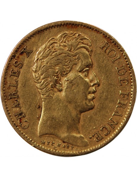CHARLES X﻿ - 40 FRANCS OR 1828 A PARIS﻿