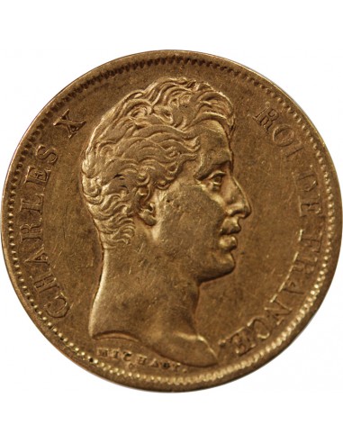 CHARLES X﻿ - 40 FRANCS OR 1828 A PARIS﻿