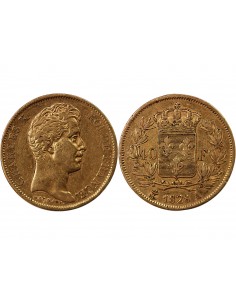 CHARLES X﻿ - 40 FRANCS OR 1828 A PARIS﻿ 2